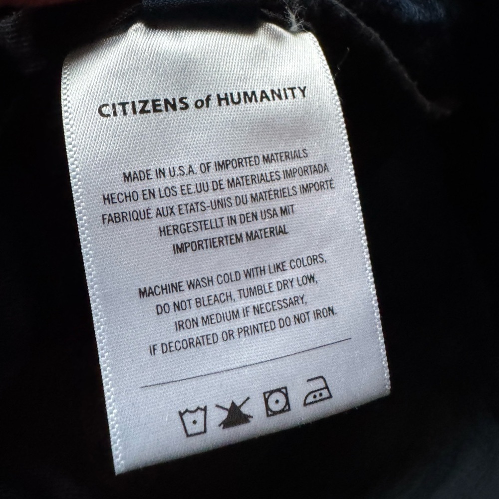 Citizens of Humanity 27 Straight Leg Jeans High Rise Classic Blue Denim Scandi - Picture 4 of 6